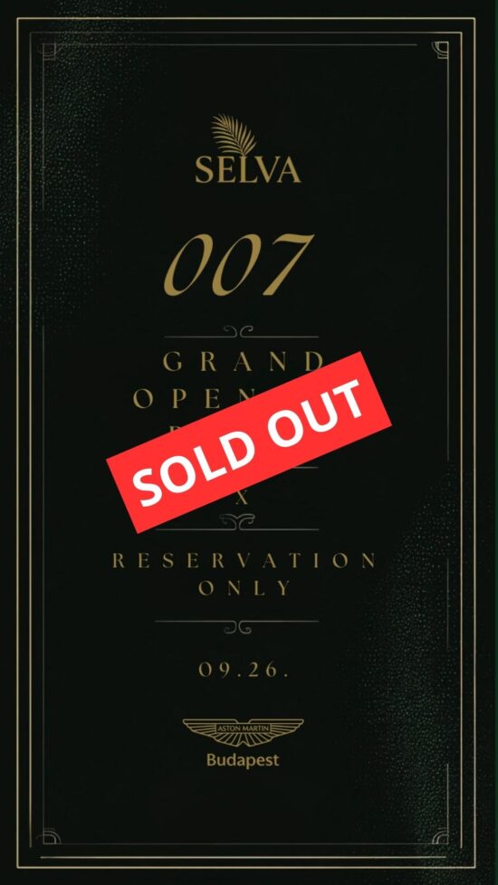 Selva Skybar X Aston Martin Budapest - Grand Opening Party - 09.26.