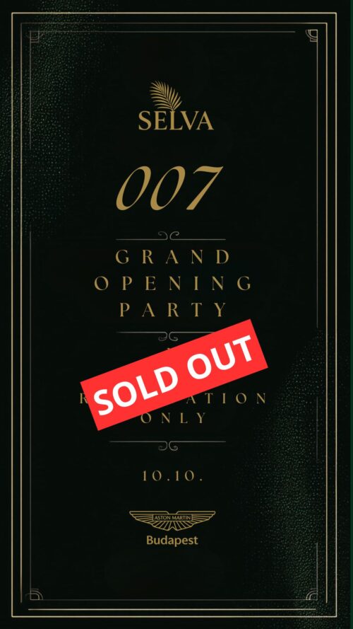 Selva Skybar X Aston Martin Budapest - Grand Opening Party - 10.10.